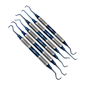 Juego de escalador de Hoz dental de 6 piezas de acero inoxidable de alta calidad para diente escalador dental de la mejor calidad - Product Image 4