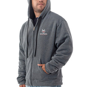 เสื้อกันหนาวมีฮู้ดสำหรับบุรุษบุขนแกะเพื่อความอบอุ่นและความสบาย - Product Image 3