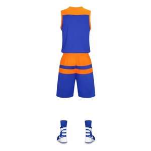 Diseña tu propio logotipo de impresión de alta calidad al por mayor diseño 2024 peso ligero hombres uniforme de baloncesto - Product Image 3