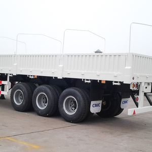 Semirremolque de Plataforma Baja de 3 Ejes con Paredes Laterales de Acero de Alta Resistencia de 100T de la Marca TOP para Camiones de Carga y Utilitarios - Product Image 3
