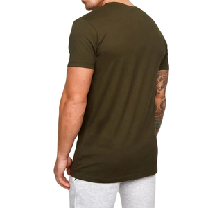 Unisex Round <b>Neck</b> Regular Fit Solid T-Shirt Custom Wholesale High Quality 100% Cotton Breathable and <b>Light</b> for Men - Product Image 2