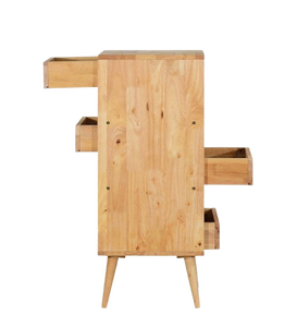 Modern Solid <b>Wood</b> Adjustable <b>Chest</b> Drawers-Handmade <b>Storage</b> for Living Room - Product Image 3