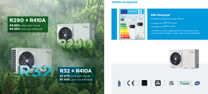 Bomba de Calor Aire-Agua Trifásica Midea de 16kW, R32, Inverter DC, M-Thermal Monoblock, Alta Eficiencia, Control Inteligente, para <span class=keywords><strong>Grandes</strong></span> Residencias - Product Image 6