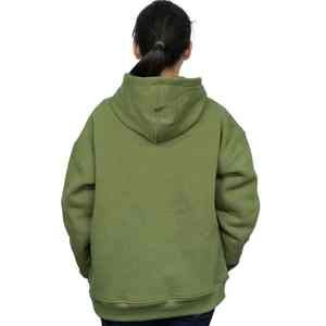 Sudadera con capucha extragrande para mujer en verde salvia, sudadera suave y acogedora de manga larga para ropa informal o de calle - Product Image 2