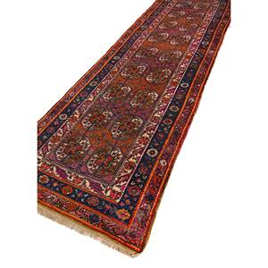 Kiaan Hand Knotted Wool Rugs <b>Red</b> Orange Geometric Abstract Boho Styles for Home Hallway Rectangle-Model Pae-5090 Jaipur Rugs US - Product Image 2