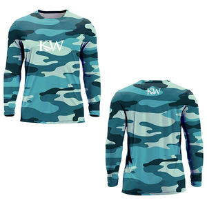 Diseño gratuito para hombre, protección solar al aire libre, camisa de pesca de alta calidad, ropa de pesca de rendimiento de manga larga para hombre - Product Image 5