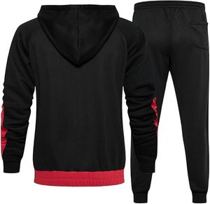 Otoño de los hombres deporte Slim Fit impreso sólido chándal transpirable ropa deportiva nueva venta al por mayor más vendidos - Product Image 2