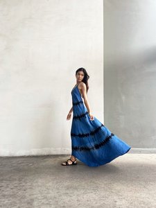 Vestido largo de verano con espalda descubierta para mujer, traje bohemio informal elegante - Product Image 4