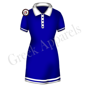 ETA HI Beta orors broidery olo omen ashion RESS | ZPB ororority mmbrided aadies ustom tyle op - Product Image 1