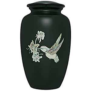 MULTI CRAFT Luxury Metal Adult Pet Urn Logotipo personalizable Mejor calidad Bird Hammer Pattern Ataúd Cenizas Ecológico Tamaño personalizado - Product Image 3