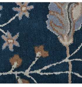 Alfombra de lana con mechones antigua moderna hecha a mano 8x10 alfombra azul Beige para sala de estar 9x12 10x14 12x15 juego de alfombras Afgan alfombras de algodón - Product Image 5