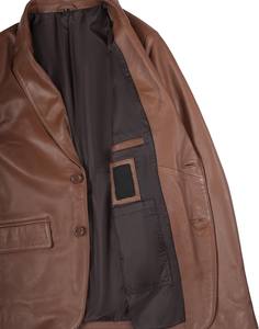 2026 nouveaux hommes automne veste en cuir col montant respirant coupe-vent poches latérales en gros bonne qualité tenue décontracté - Product Image 4