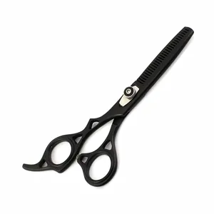 Tesoura de barbeiro personalizada para salão de cabeleireiro, aparador profissional para corte de cabelo, aparador liso e desbaste, aparelho de cabeleireiro