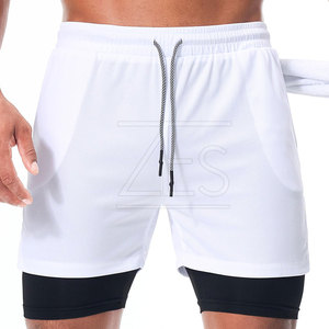 2025 nouveau Style séchage rapide Top vente hommes 2 en 1 Shorts Design personnalisé vos propres hommes 2 en 1 Shorts en Stock - Product Image 4
