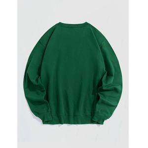 Casual elegante de manga larga cuello redondo hombro pendiente impreso cómodo de talla grande sudadera de hombre de Bangladesh - Product Image 2