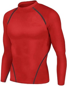 Nestrue Sports High Quality Polyester Spandex Compression Suits for Men Plus Size Solid Pattern Private Label Winter Compression - Product Image 6