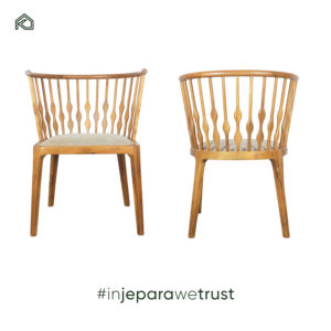 Silla de Comedor Moderna Personalizada de Madera de Teca Sólida para Restaurante, Cafetería, Hotel, Sala de Estar, Centro Comercial - Muebles de Diseño Contemporáneo - Product Image 5