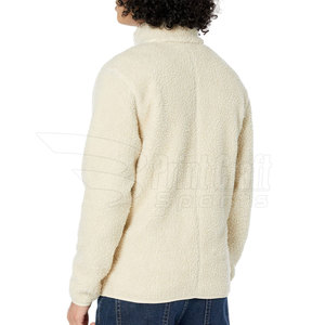 Street Wear Customized <b>Sherpa</b> Fleece <b>Jacket</b> Apparel Clothing <b>Men</b> <b>Sherpa</b> Fleece Winter <b>Jacket</b> - Product Image 2