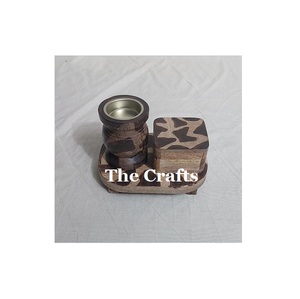 Mabkhara de madera con caja y bandeja, tamaño y forma personalizados, quemador de incienso Mabkhara para uso en bodas y fiestas. - Product Image 3