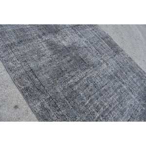Alfombra de lana gris moderna de 6,3x9,6 pies, tejido plano turco, patrón de retazos, respaldo de látex para decoraciones de sala de estar - Product Image 5