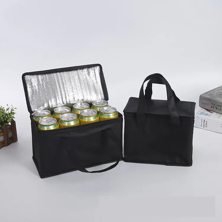 वियतनाम फैक्टरी थोक OEM एल्यूमीनियम अछूता ताजा भोजन वितरण किराने की खरीदारी दोपहर के भोजन के बैग कूलर बैग
