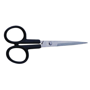 Tijeras para uñas con mango de plástico, tijeras para cutículas de manicura de acero inoxidable, cuchillas afiladas, tijeras de punta recta fina de 3,5 "para belleza - Product Image 5