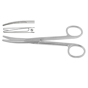 Mayo Ciseaux à dissection Acier inoxydable incurvé Finition satinée Taille 6 pouces Bandage Couronne Dissection Lames dentelées Ciseaux Marque CE - Product Image 3