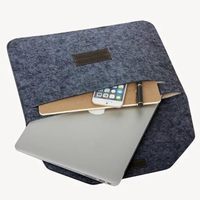 Housse pour ordinateur portable avec design enveloppe mince, étui de protection avec fermeture à pression pour le rangement d'ordinateurs portables et de tablettes