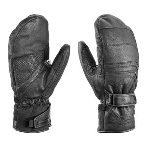 Gants de ski en cuir à doigts complets, antidérapants, imperméables, avec technologie tactile, gants de snowboard d'hiver, isolés et chauds - Product Image 6