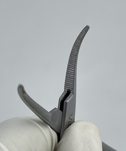 Pince hémostatique de qualité supérieure Pince à moustiques Halsted Pince à artères Instrument chirurgical allemand droit/incurvé en acier inoxydable - Product Image 4