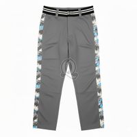 Pantalones de béisbol a rayas blancos clásicos Tela de poliéster Ropa deportiva de entrenamiento de longitud completa Pantalones de uniforme de equipo personalizado