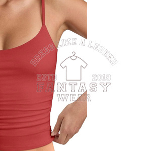 FANTASY WEAR 2026 – Débardeur de sport moulant pour femme, dos nageur, haute qualité, pour yoga et course à pied, avec logo personnalisé - Product Image 2