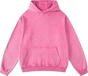 Venta al por mayor de ácido lavado de lana Trajes deportivos Pantalones de chándal y sudaderas con capucha Conjunto Chándales Unisex - Product Image 1