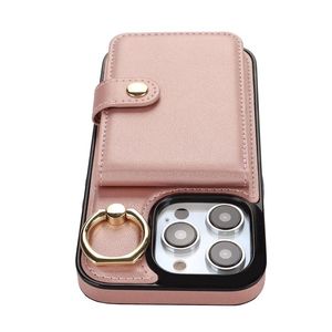 เคสฝาพับหนัง PU ป้องกันการกระแทกมีขาตั้งระบบแม่เหล็กสำหรับ iPhone และ Galaxy สำหรับ Pixel - Product Image 1