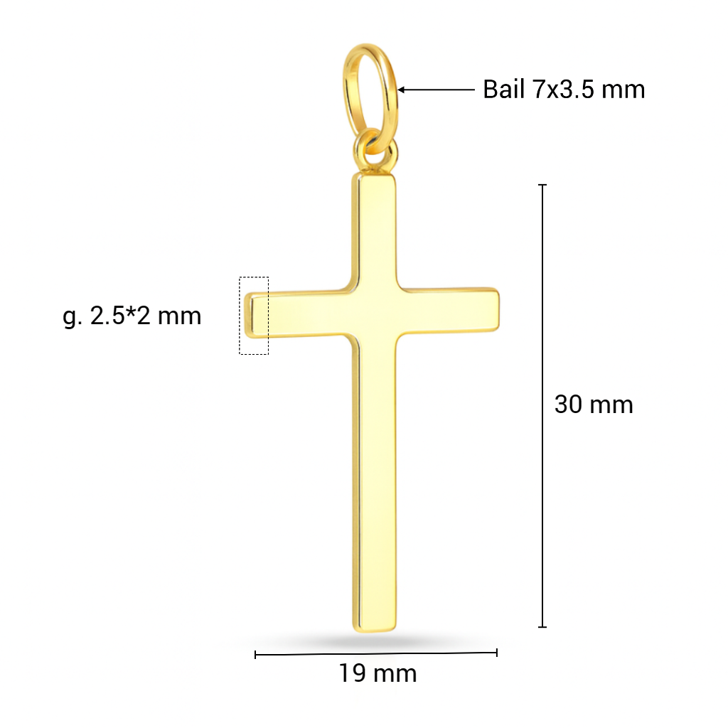 เยลโลว์โกลด์ 30x19มม