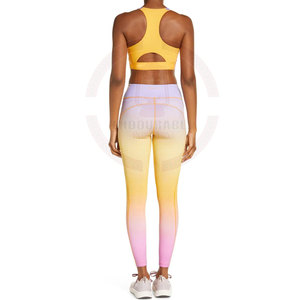 Conjunto Deportivo Personalizado 100% Algodón con Cintura Elástica y Estampado Medio, Ropa Deportiva sin Costuras de Alta Calidad para Mujer - Product Image 2