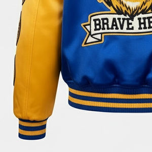 Chaqueta Universitaria Varsity con Mangas de Chenilla Bordada y Letras en PU para Hombre, el Mejor Fabricante y Proveedor de Chaquetas de Béisbol para Hombre - Product Image 5
