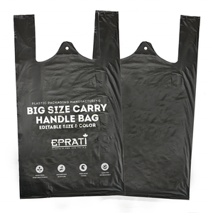 Bolsas de Plástico HDPE Ecológicas Tipo Camiseta, Bolsas de Compras de Alta Calidad para Negocios - Product Image 5