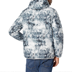 Manteau matelassé surdimensionné pour homme avec capuche en coton Veste streetwear d'hiver respirante Manteau en duvet grande taille à sublimation - Product Image 4