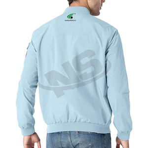 Veste Letterman personnalisée de couleur unie pour hommes vêtements d'hiver veste de haute qualité en coton et laine confortable à manches longues style décontracté - Product Image 5