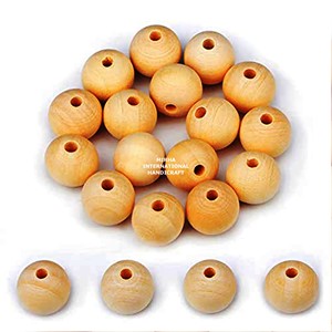 Perles en bois carrées naturelles en vrac 10 mm Forme personnalisée et perles en bois colorées Forme et taille personnalisées Produit artisanal indien - Product Image 5