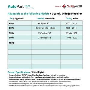 50 pièces de clips de rembourrage pour BMW et Ford (expédition du fabricant turc) Code de produit: CLS2212-1 - Product Image 3