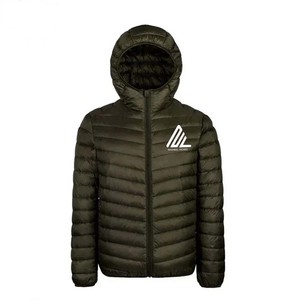 2025 cuello alto de alta calidad Puffy Spring Unisex longitud Regular Puffer Outwear con logotipo frontal Zip Low MOQ al por mayor - Product Image 2