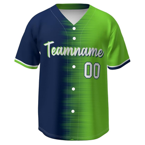 Conjunto de camiseta de béisbol personalizada para hombre superventas, ropa de equipo transpirable de alta calidad con impresión por sublimación - Product Image 2