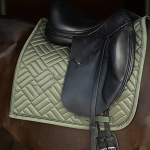 Fournisseur de tapis de selle avec logo personnalisé Tapis de selle équestre de qualité supérieure souple, respirant, antidérapant - Product Image 3