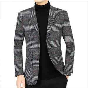 Blazer pour homme Elite Micro Print Executive Wear, textures subtiles conçues pour un look professionnel sophistiqué - Product Image 6