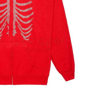 Sudaderas con Pedrería de Marca Privada, Ligeras y Cómodas, Nuevo Diseño de Invierno, Hechas a Medida, Transpirables, de Algodón Sólido - Product Image 4