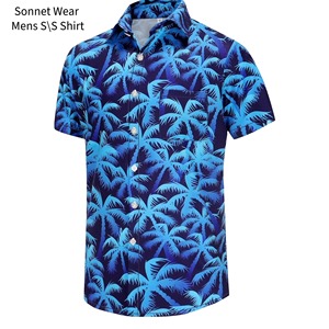 เสื้อเชิ้ตแขนสั้นพิมพ์ลายวันหยุดฤดูร้อนสำหรับบุรุษ AOP - Product Image 4