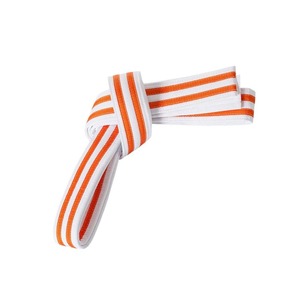 Cinturón de Karate y Jiu Jitsu de Alta Calidad, Transpirable, con Logotipo Personalizado en la Parte Delantera, Material de Poliéster/Algodón, Nuevo - Product Image 4