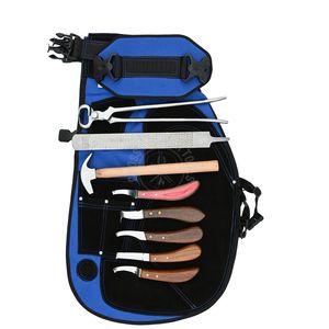 Kit Profesional de Herrador para el Cuidado de Cascos con Delantal de Cuero, 5 Cuchillas Afiladas, Juego de Cuchillos con Gancho Desmontable, Martillo de 15 Pulgadas, Lima - Product Image 5